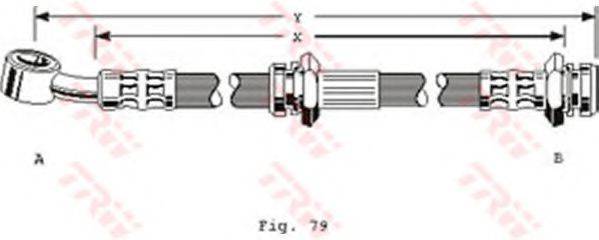 TRW PHD157 Гальмівний шланг