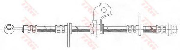 TRW PHD317 Гальмівний шланг