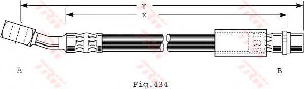 TRW PHD474 Гальмівний шланг