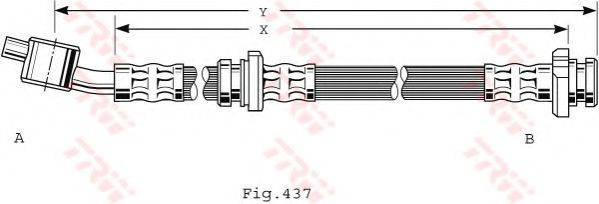 TRW PHD481 Гальмівний шланг