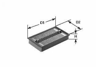 CLEAN FILTERS MA644 Повітряний фільтр