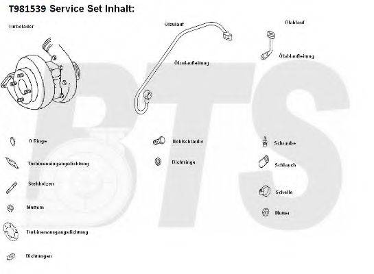 BTS TURBO T981539 Компресор наддув