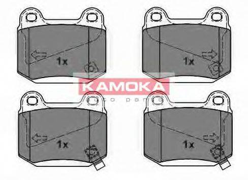 KAMOKA JQ101105 Комплект гальмівних колодок, дискове гальмо