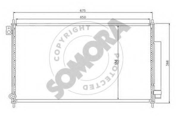 SOMORA 122760 Конденсатор, кондиціонер