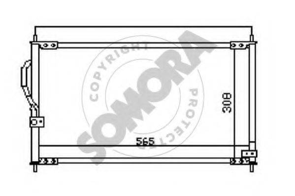 SOMORA 127060 Конденсатор, кондиціонер
