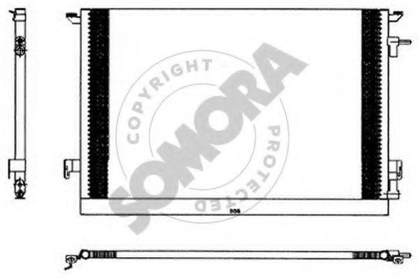 SOMORA 210660A Конденсатор, кондиціонер