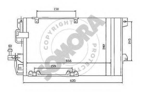 SOMORA 211760B Конденсатор, кондиціонер