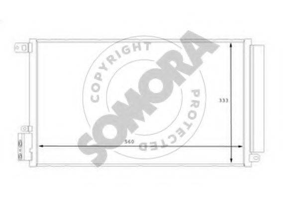 SOMORA 013060 Конденсатор, кондиціонер