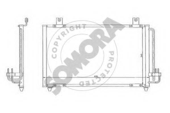 SOMORA 110960 Конденсатор, кондиціонер