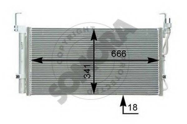 SOMORA 135060A Конденсатор, кондиціонер