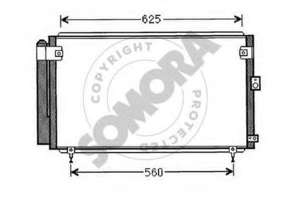 SOMORA 371060 Конденсатор, кондиціонер