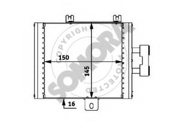 SOMORA 171365K масляний радіатор, моторне масло