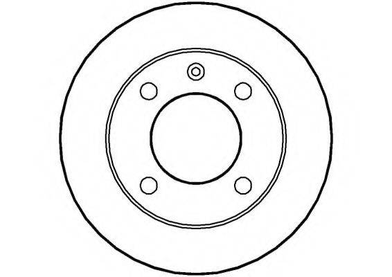 NATIONAL NBD001 гальмівний диск
