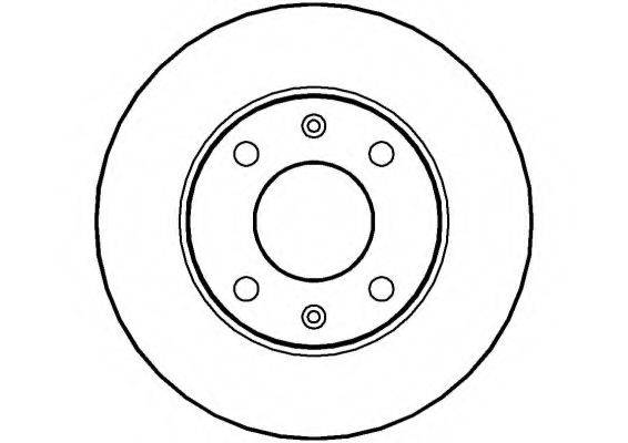 NATIONAL NBD009 гальмівний диск