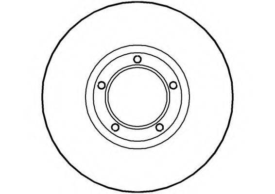 NATIONAL NBD029 гальмівний диск
