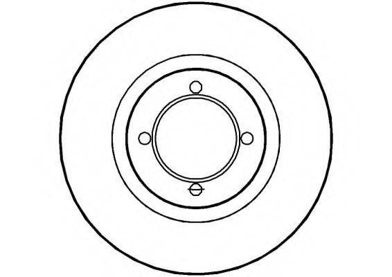 NATIONAL NBD055 гальмівний диск