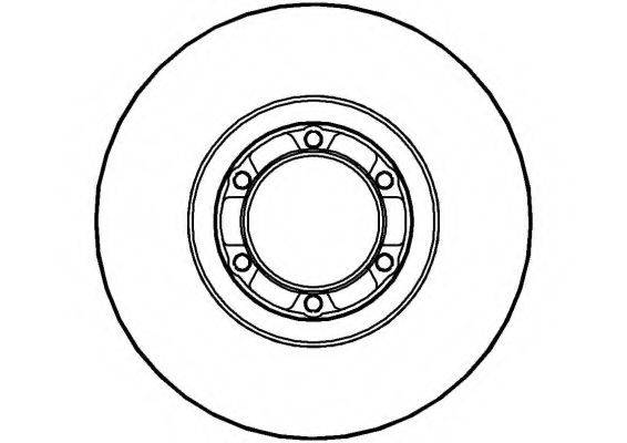 NATIONAL NBD082 гальмівний диск