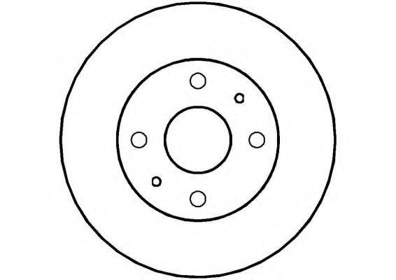 NATIONAL NBD1004 гальмівний диск