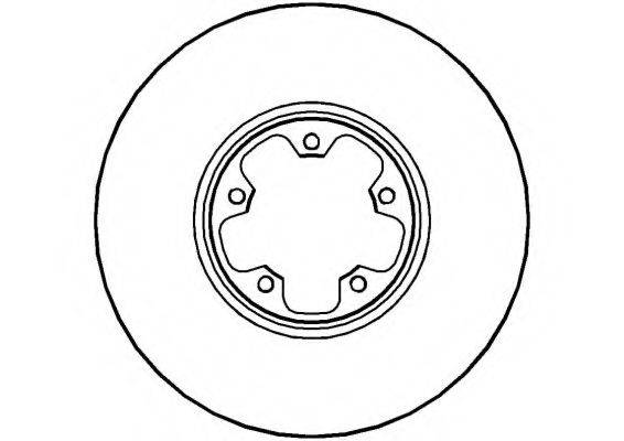 NATIONAL NBD1114 гальмівний диск