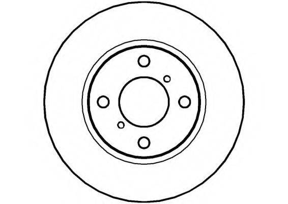NATIONAL NBD1117 гальмівний диск