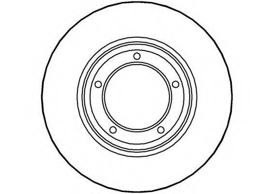 NATIONAL NBD112 гальмівний диск