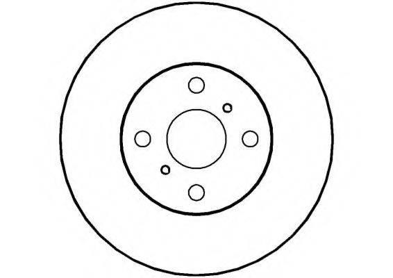 NATIONAL NBD1137 гальмівний диск