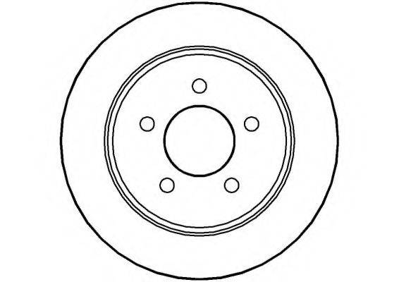 NATIONAL NBD1155 гальмівний диск