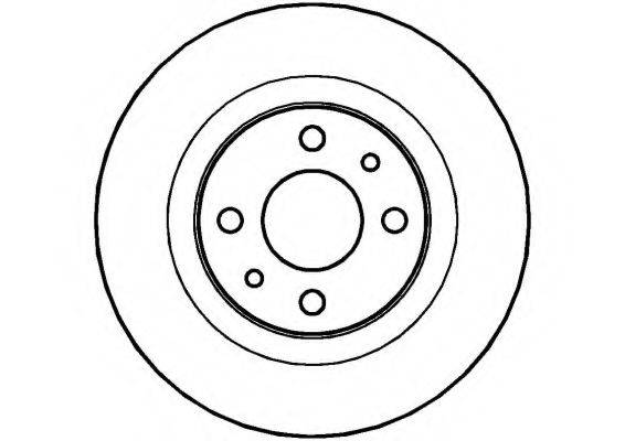 NATIONAL NBD1159 гальмівний диск
