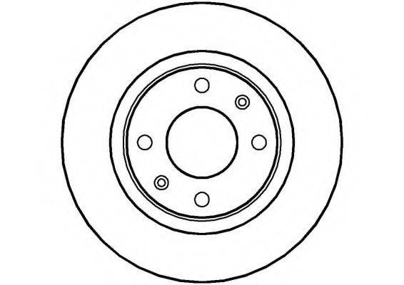 NATIONAL NBD121 гальмівний диск