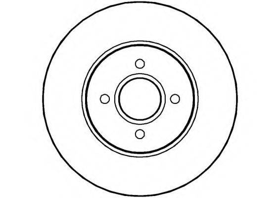 NATIONAL NBD1214 гальмівний диск