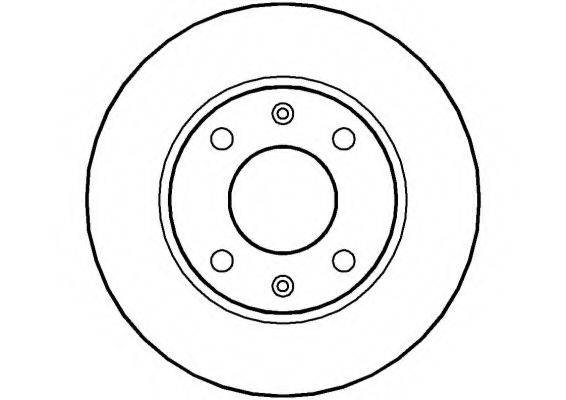 NATIONAL NBD126 гальмівний диск