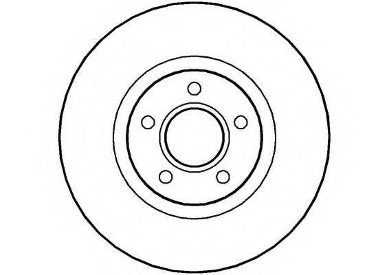 NATIONAL NBD1296 гальмівний диск