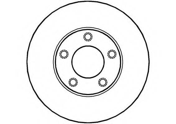 NATIONAL NBD1320 гальмівний диск