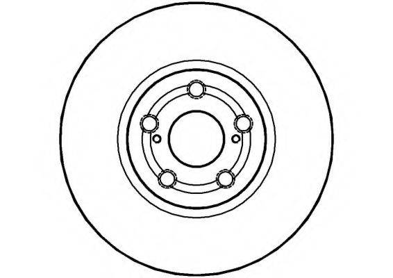 NATIONAL NBD1324 гальмівний диск