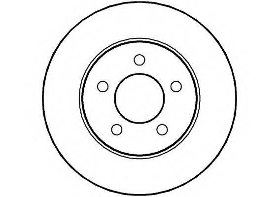 NATIONAL NBD1341 гальмівний диск