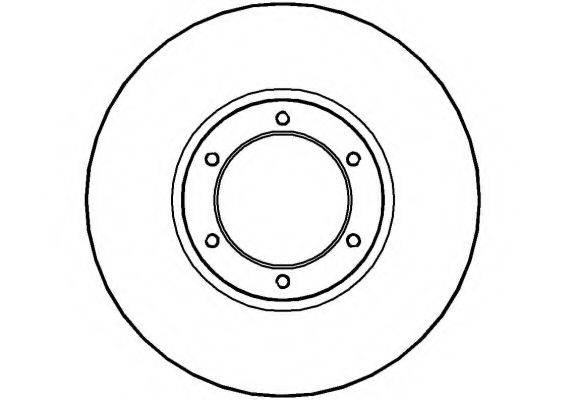 NATIONAL NBD1401 гальмівний диск