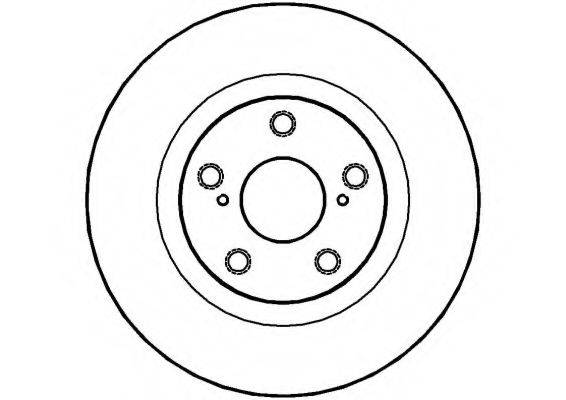 NATIONAL NBD1455 гальмівний диск