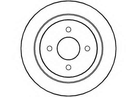 NATIONAL NBD219 гальмівний диск