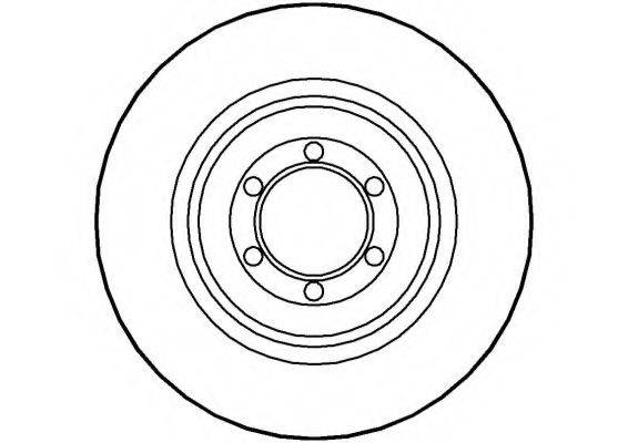 NATIONAL NBD290 гальмівний диск