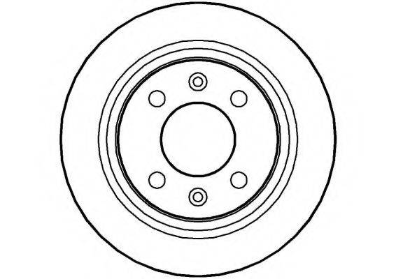 NATIONAL NBD299 гальмівний диск