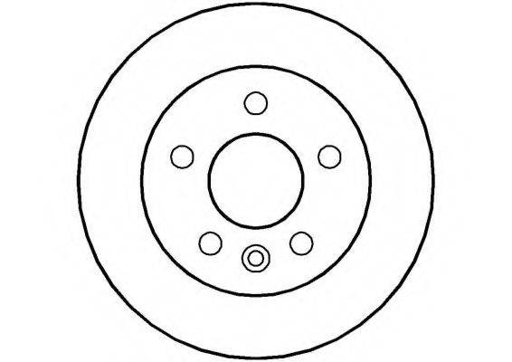 NATIONAL NBD302 гальмівний диск