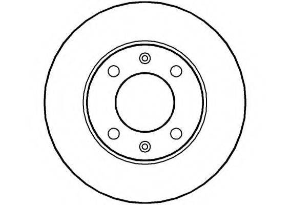 NATIONAL NBD328 гальмівний диск