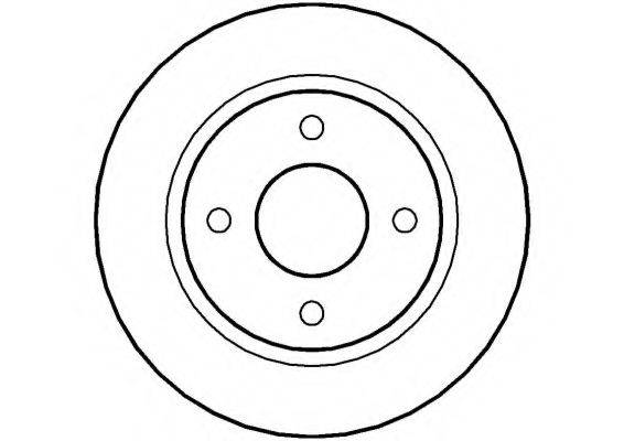 NATIONAL NBD339 гальмівний диск
