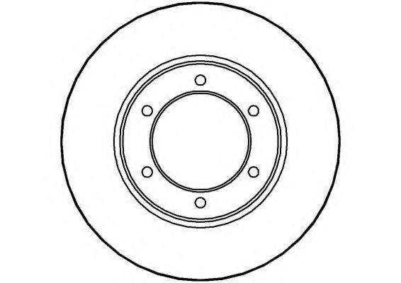 NATIONAL NBD478 гальмівний диск