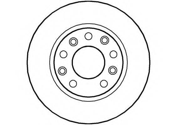 NATIONAL NBD483 гальмівний диск