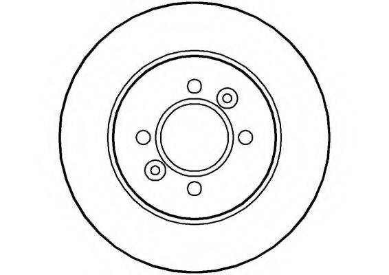 NATIONAL NBD495 гальмівний диск
