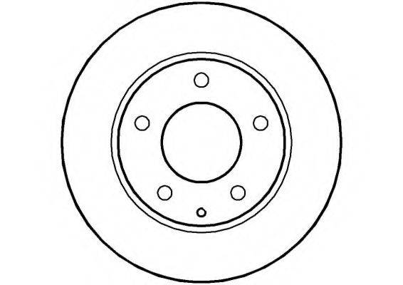 NATIONAL NBD521 гальмівний диск