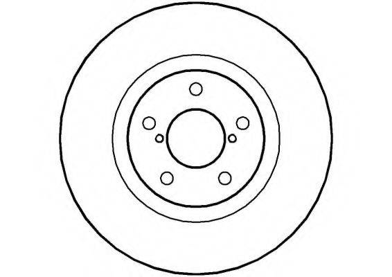 NATIONAL NBD541 гальмівний диск