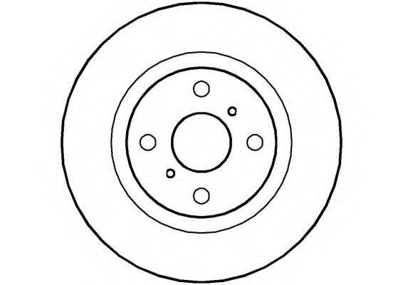 NATIONAL NBD556 гальмівний диск
