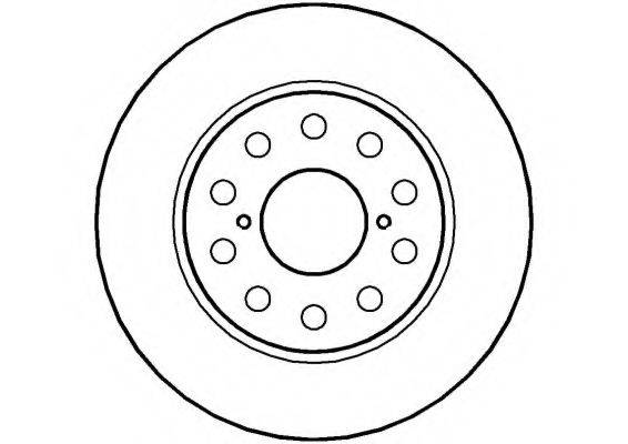 NATIONAL NBD558 гальмівний диск